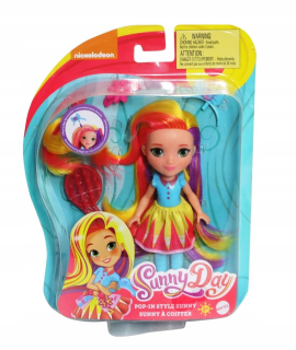 Bábika Sunny Day  - Doll Sunny Deň na česanie slnečného príslušenstva FBN66
