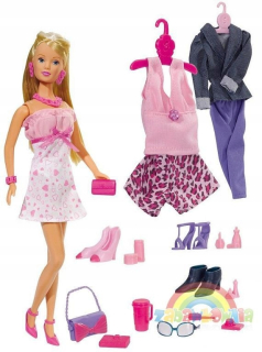 STEFFI bábika - Steffi Mega Fassion Doll - Obväz a príslušenstvo