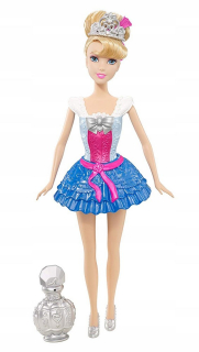 Popoluška - Vodná bábika princezná Cinderella Mattel CDB95
