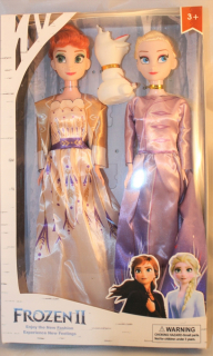 Elsa Frozen - Anna Dolls a Elza Land of Ice Frozen II