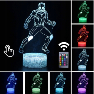 HULK - 3D LED NIGHT ASENGERS ANT MAN HULK RUDENT