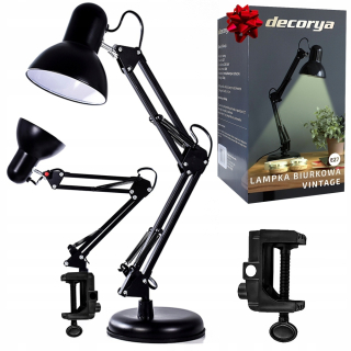 Detská stolná lampa - Retro vintage podkrovná stolová lampa