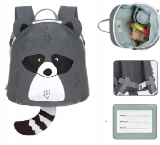 Detský batoh - Lassig Mini Backpack O priateľov raccoon Lightweight 2+