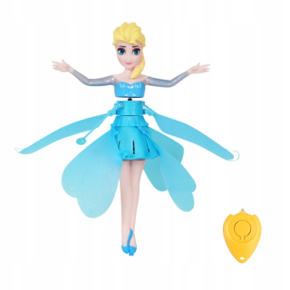 Elsa Frozen - Lietajúca bábika víla Elsa mrazená krajina ľadu