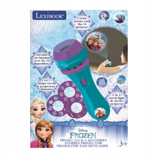 Elsa Frozen - Flashlight Sveted Projektor mrazený krajina ľadu Lexib