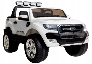 LEAN CARS Auto Na Batérie Ford Ranger 4 × 4 Biely LCD