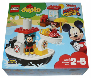 Minnie Mouse - Lego 10881 - Duplo - Miki Boat - Miki + Minnie