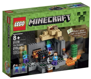 Minecraft - lego 21119 minecraft loch dungeon - nové