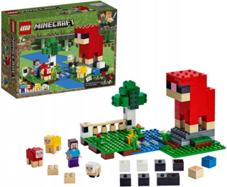 LEGO MINECRAFT 21153 CHOV OVCE, Kocky nové, majú mierne poškodené balenie. Real foto nižšie.