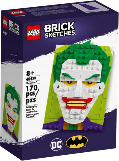 JOKER - LEGO 40428 Brick Sketches Joker Batman DC