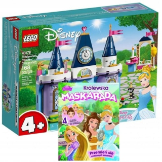 Popoluška - Lego 43178 strana v Cinderella Castle + Book