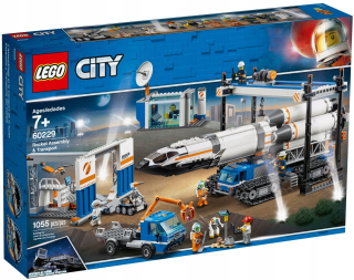 Lego 60229 Mestská doprava a montáž rakety