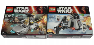 STAR WARS - LEGO 75131 + 75132 - STAR WARS X2 SETS - NOVINKA!