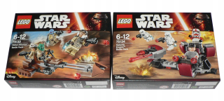 STAR WARS - LEGO 75133 + 75134 - STAR WARS X2 SETS - NOVÉ