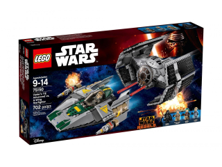 STAR WARS - LEGO 75150 STARW. Tie pokročilé vs A-Wing Fighter