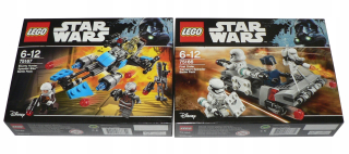STAR WARS - LEGO 75166 + 75167 Star Wars Śmigazka Supreme. + Lovci