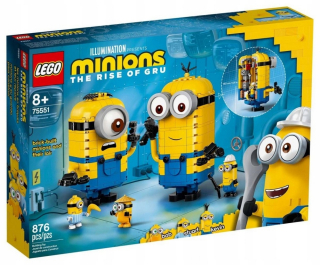 Mimoni - LEGO 75551 Minions z blokov a ich hniezdo - nové