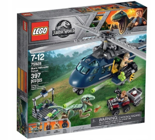Jurský svet - LEGO 75928 Jursic World Chase za helikoptérom