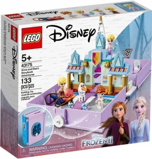 Elsa Frozen - Lego Anna a Elsy Land of Ice Stavebné bloky Kniha Chata