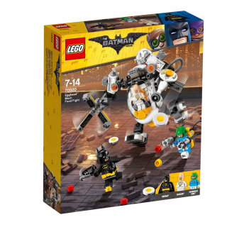 BATMAN -  Lego batman film mech Eggheada Bitka o jedlo