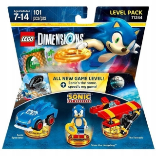 SONIC hračky - Lego Rozmery Sonic Level Pack 71244