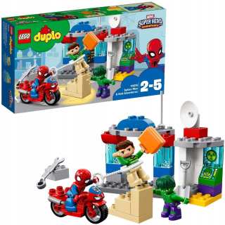 SPIDERMAN - LEGO DUPLO 10876 Spider-Man a Hulk Motor Avengers