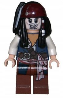 Pirati z karibiku - Lego Figurine Piráti z Karibiku Jack Sparrow POC012