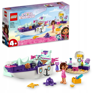 LEGO Gabby's Dollhouse Statek a kúpele Gabi 10786