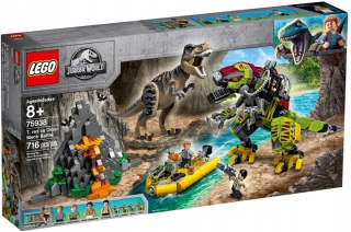 Jurský svet - Lego Jursic World Tyrannosaur Vs. Dinosaurus 75938