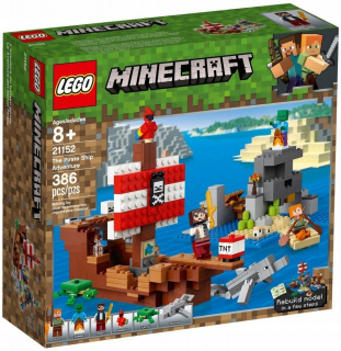 LEGO - Minecraft Kocky Dobrodružstvo na pirátskej lodi
