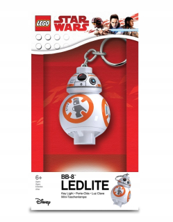STAR WARS - Lego lgl-ke101 Kľúčenka s hviezdnymi vojnami BB-8 baterky