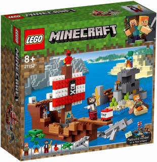 MINECRAFT - Lego Minecraft 21152 Pirát Zombie Dolphin loď