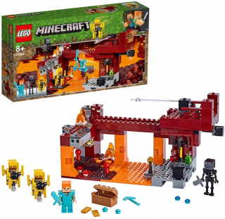 Minecraft - lego minecraft bridge flames 21154 8