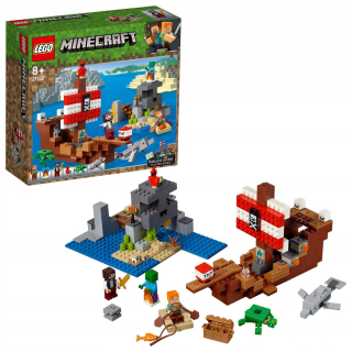 MINECRAFT  - Lego Minecraft - dobrodružstvo na pirátskej lodi 21152