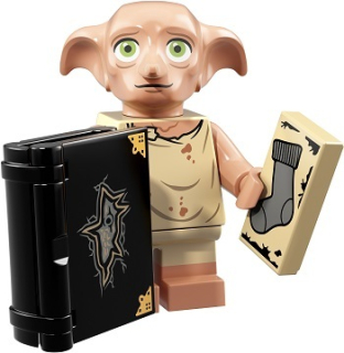 HARRY POTTER - Lego Minifigurka 71022 HP Series Dobby Zirid