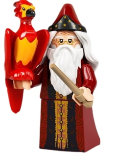 HARRY POTTER - Lego Minifigurka 71028 HP Ii II Albus Dumbledore