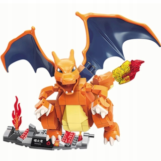 Pokémoni - Lego Pokemon Figúrky z charizardových blokov