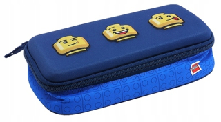 Peračník - Puzdro Lego ceruzky 3D tváre Blue - 20027-2006