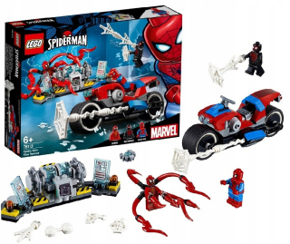 SPIDERMAN - LEGO SPIDER-MAN 76113 - MOTOCYKLOVÝ CHASE RUDENT