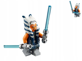 STAR WARS - LEGO STAR WARS - AHSOKA TANO + 2 SWORDS! 75283