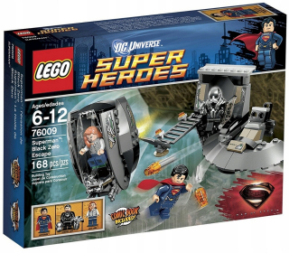 Superman - Lego Super Heroes 76009 Superman Black Zero New