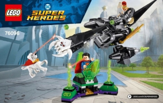 Superman - Lego Super Heroes 76096 Tím Superman & Krypto