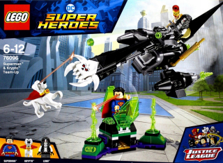 Superman - Lego Super Heroes Superman a Crypto kombinujú sily (76