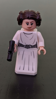 STAR WARS - Lego Star Wars Minifigurka Leia SW1036 + Nová zbraň