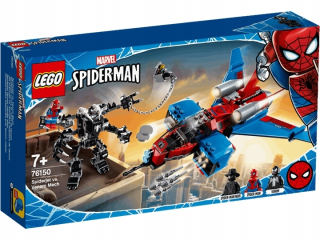 SPIDERMAN - Lego Super Heroes Spider Jet versus MEC