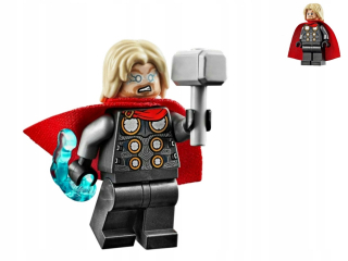 BATMAN -  Lego Super Heroes - Thor + Hammer + Ray! 76142