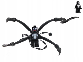 SPIDERMAN - Lego Super Heroes - VENOM + MACKI + sieť! 76115