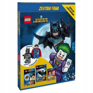 BATMAN -  Lego Super Heroes Fan 3 Knihy +2 Figurs