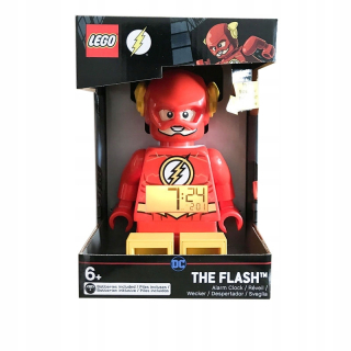 Superman - Lego Clock Budík Super Heroes Flash 7001088