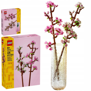 LEGO icons CHERRY BLOSSOM 438 EL. SADA KYTIC Valentínsky darček RUŽE